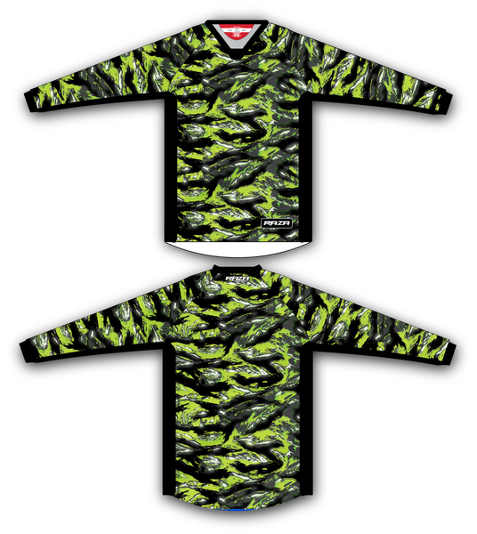 Icon Tigers Blood Jersey (XXXX-Large, Green Camo)